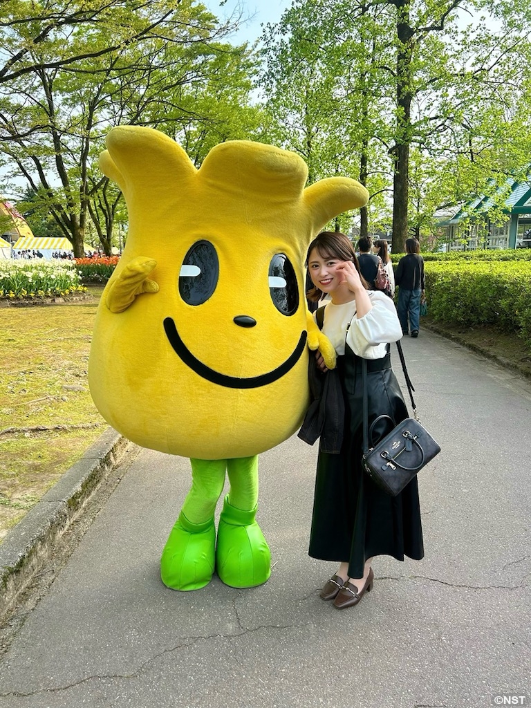 チューリップに囲まれて♪