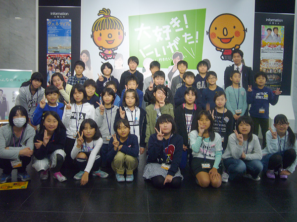三条市立嵐南小学校５年１組の皆さん Nst新潟総合テレビ