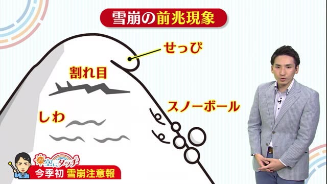 新潟の天気 お空にタッチ 魚沼市に今季初の 雪崩注意報 発表 前兆現象とは 県内ニュース Nst新潟総合テレビ